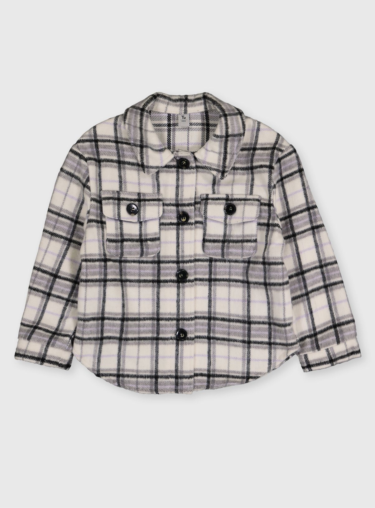 Monochrome Check Shacket review